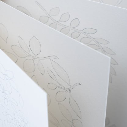 White Watercolor Coloring Book - Large Print